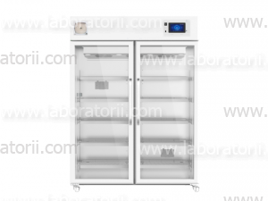 Холодильник фармацевтический YC-1320CL, двухдверный, cенсорный экран, изображение 2