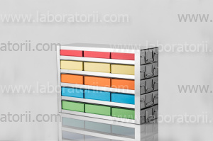 Штатив для криокоробок с выдвижными полками ZKL304-552B-CT, изображение 1