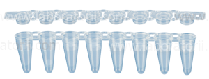 ПЦР-стрипы Multiply-µStrip, низкий профиль, 8 пробирок 0.1 мл