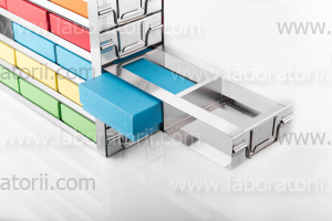 Штатив для криокоробок с выдвижными полками ZKL304-552B-CT, изображение 2