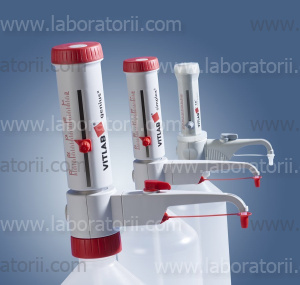 Флакон диспенсер Vitlab genius2 с клапаном для рециркуляции, возможность ручной калибровки, изображение 3